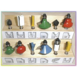 A-87921,FRAISES 6MM (12PCS/SET) | MAKITA