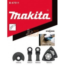 B-67511,KIT BOIS STARLOCK 5PCS (TMA045/047/053+ TMA078x2) | MAKITA