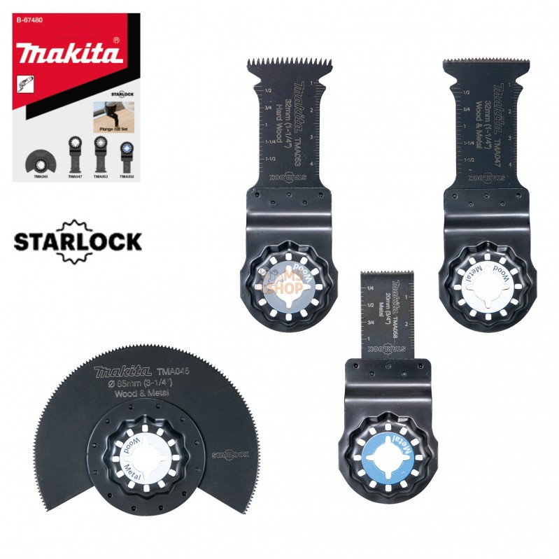 B-67480,KIT BOIS/METAL STARLOCK 4PCS (TMA045/047/053/058) | MAKITA B-67480,KIT BOIS/METAL STARLOCK 4PCS (TMA045/047/053/058) | MAKITA