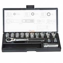 B-65595,ENSEMBLE CLE A CLIQUET ORIENTABLE 14PCS | MAKITA