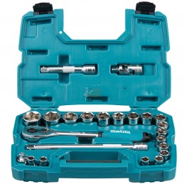 B-65589,ENSEMBLE CLE A CLIQUET 1/2" 23PCS | MAKITA