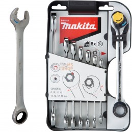 B-65523,JEU DE 8 CLES MIXTES A SERRAGE RAPIDE | MAKITA