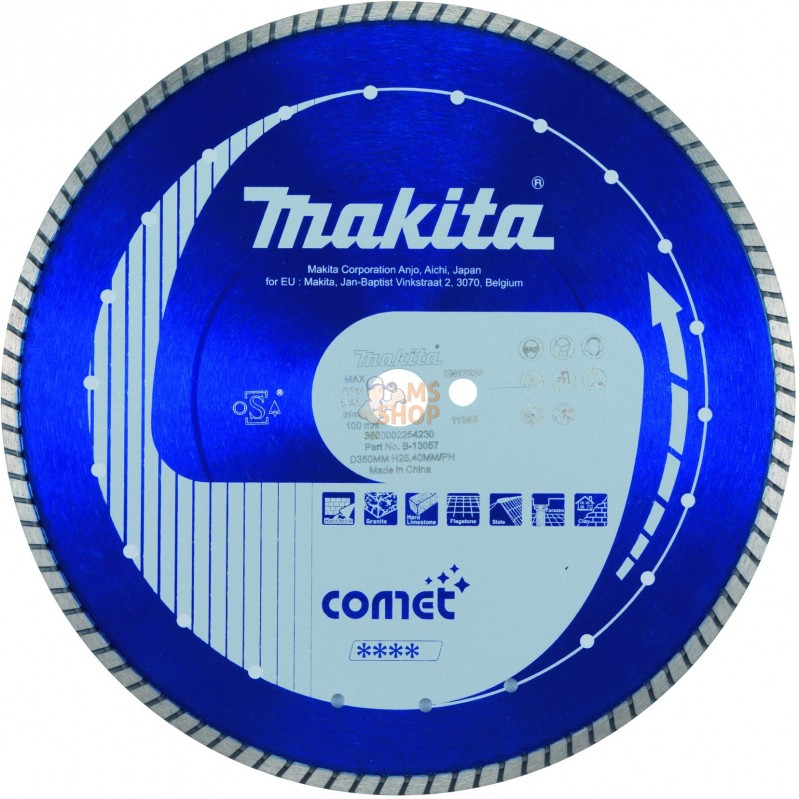 B-13041,D.DIAM COMET300 TURBO | MAKITA