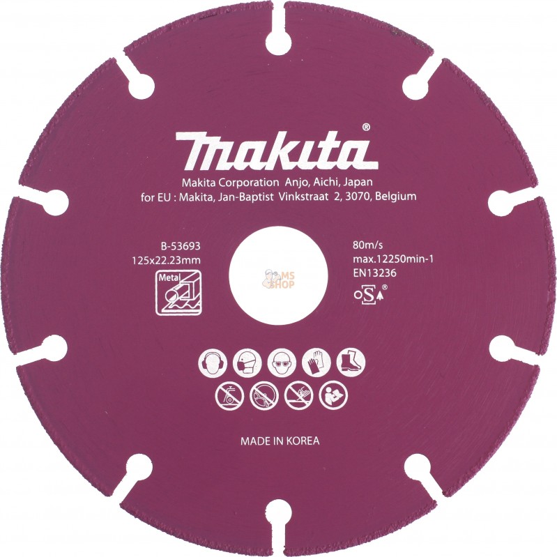 B-53693,D.DIAMANT 125x1.3x22.23 | MAKITA