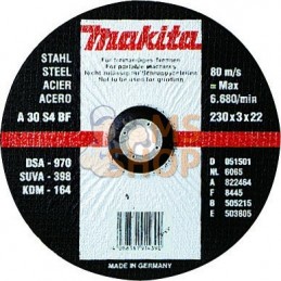 A-85335,MEULE TMET 230X2.5 A30R 2G | MAKITA