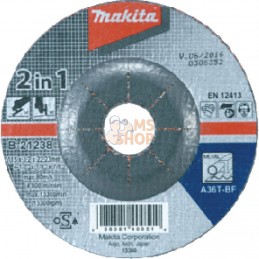 B-21244,MEULE MET 125X3,2 A36T | MAKITA