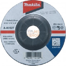 A-80927,MEULE MET 115X6 A36P 2G | MAKITA