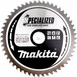 B-47189,LAME CARBURE ALU 150x20x52D | MAKITA