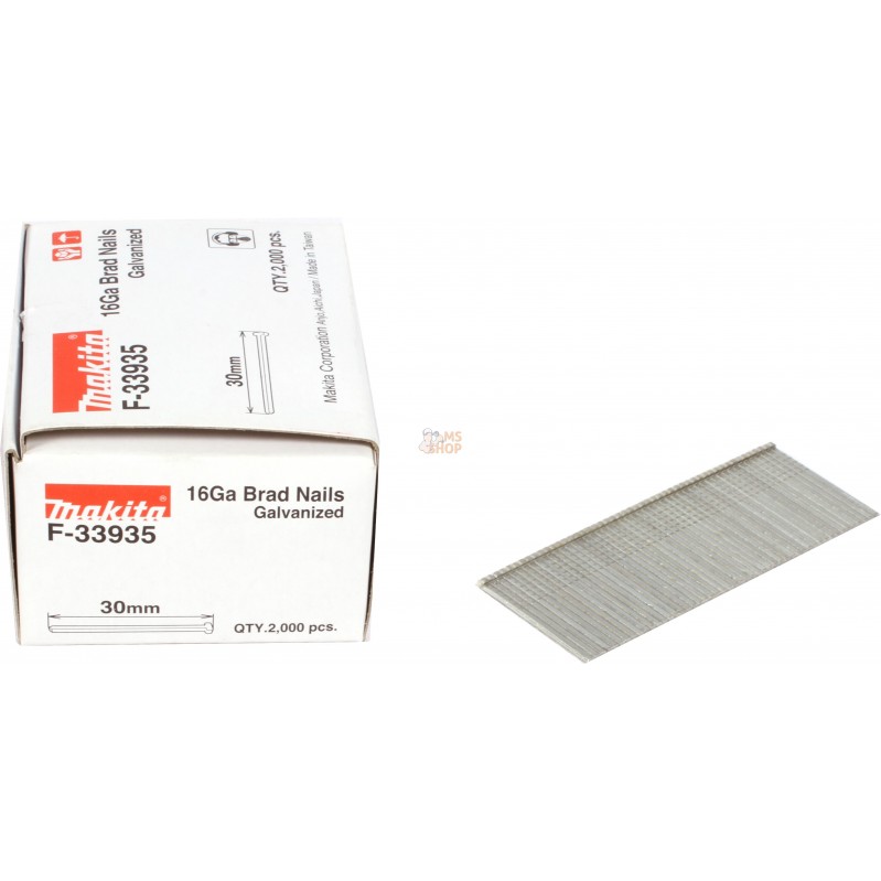 F-33993,CLOUS BRADS 16GA 50MM (2000 PCS) | MAKITA