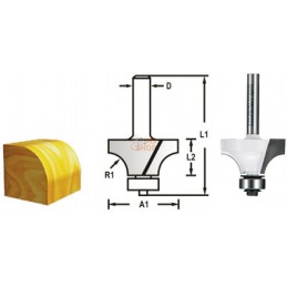 D-48290,FRAISE 1/4 RD+R Q6 D19 R3,2 | MAKITA