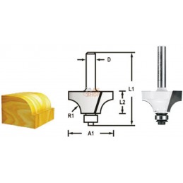 D-48496,FRAISE 1/4 ROND+RLT Q8 D19 | MAKITA