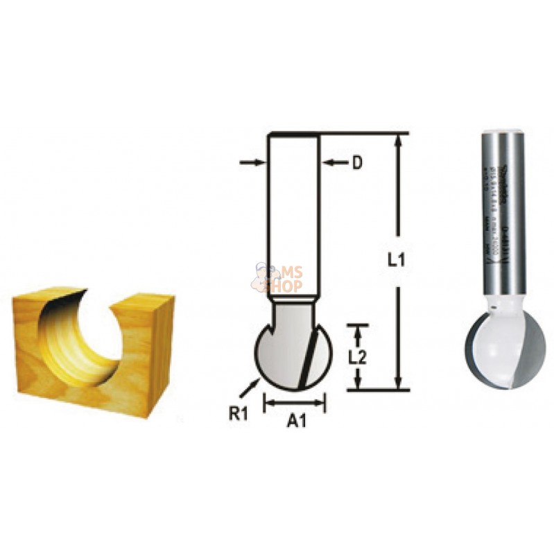 D-48147,FRAISE BOULE Q 8 DIA 19 | MAKITA D-48147,FRAISE BOULE Q 8 DIA 19 | MAKITA