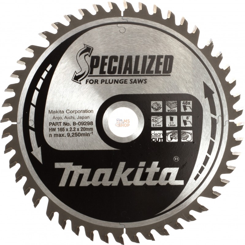 B-09282,LAM TCT PL SIL 165/20/28 BOIS | MAKITA B-09282,LAM TCT PL SIL 165/20/28 BOIS | MAKITA