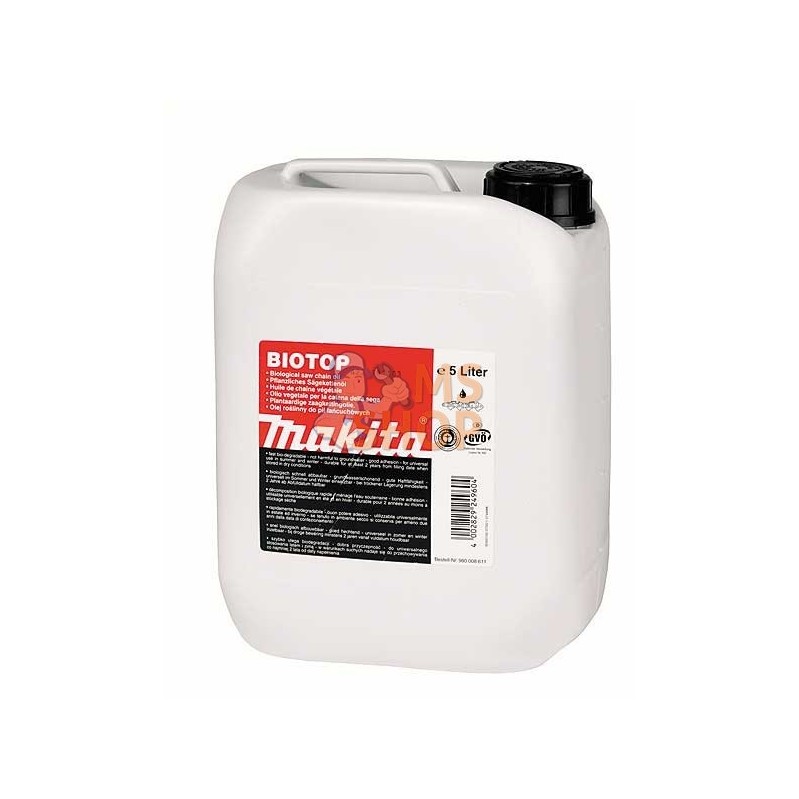 980008611,HUILE POUR CHAINE BIOTOP(5L) | MAKITA