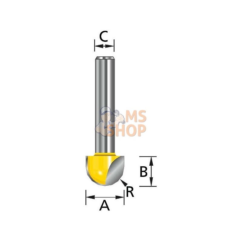 D-47983,FRAISE A GORGE Q 8 DIA 7,9 | MAKITA D-47983,FRAISE A GORGE Q 8 DIA 7,9 | MAKITA