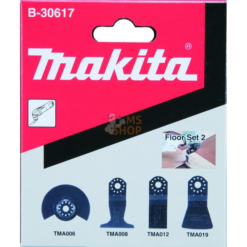 B-30617,KIT DECOUPEUR-PONCEURS PARQUET (4 PCS) | MAKITA B-30617,KIT DECOUPEUR-PONCEURS PARQUET (4 PCS) | MAKITA