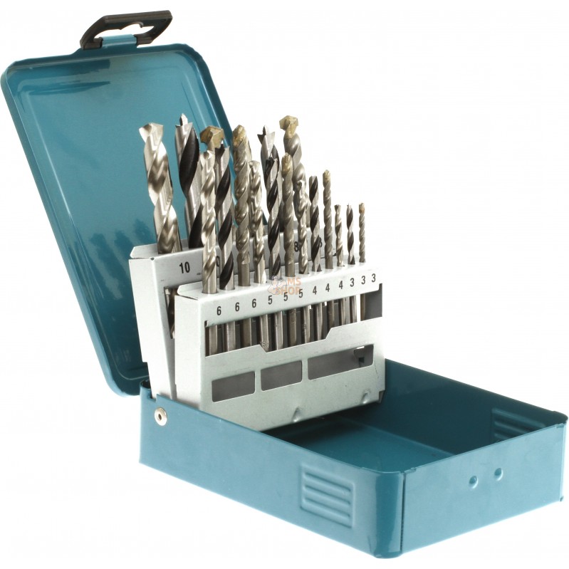 D-46202-20,COFFRET FORETS METAL 18PCS x20 | MAKITA