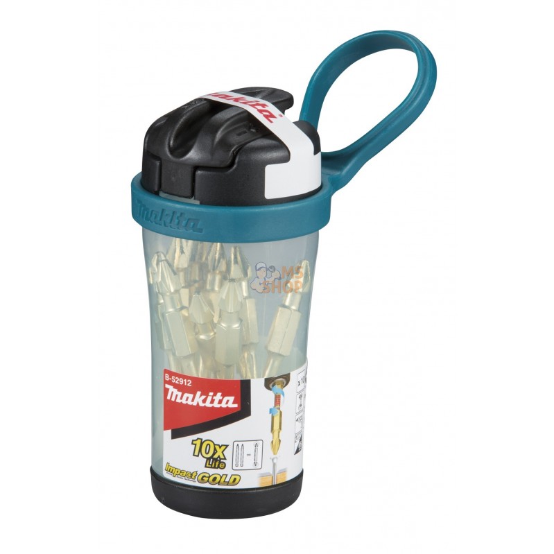 B-52928,COFFRET PLASTIQUE 10 x EMBOUTS DOUBLE PZ2 | MAKITA B-52928,COFFRET PLASTIQUE 10 x EMBOUTS DOUBLE PZ2 | MAKITA