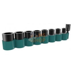 B-54651,SET DE 8 DOUILLES 1/2'' + ADAPTATEUR 3/8'' | MAKITA