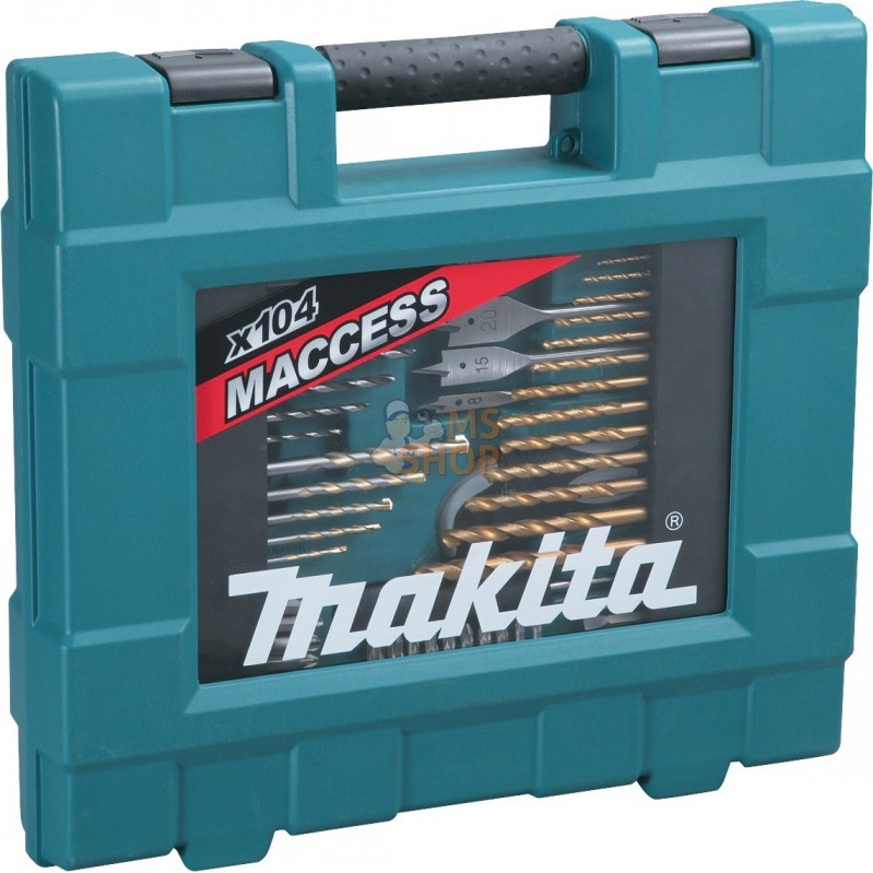 D-31778,COFFRET ENSEMBL. PERCAGE 104PC | MAKITA