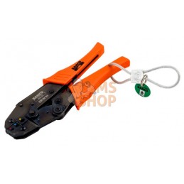 TAHCRW01;BAHCO;Pinces à sertir à cliquet pour connecteurs isolés avec câble de sécurité en métal;pièce détachée