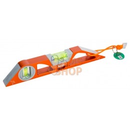 TAH466-250;BAHCO;Niveau à bulle en aluminium anodisé Torpedo équippé d'un lien Dyneema;pièce détachée