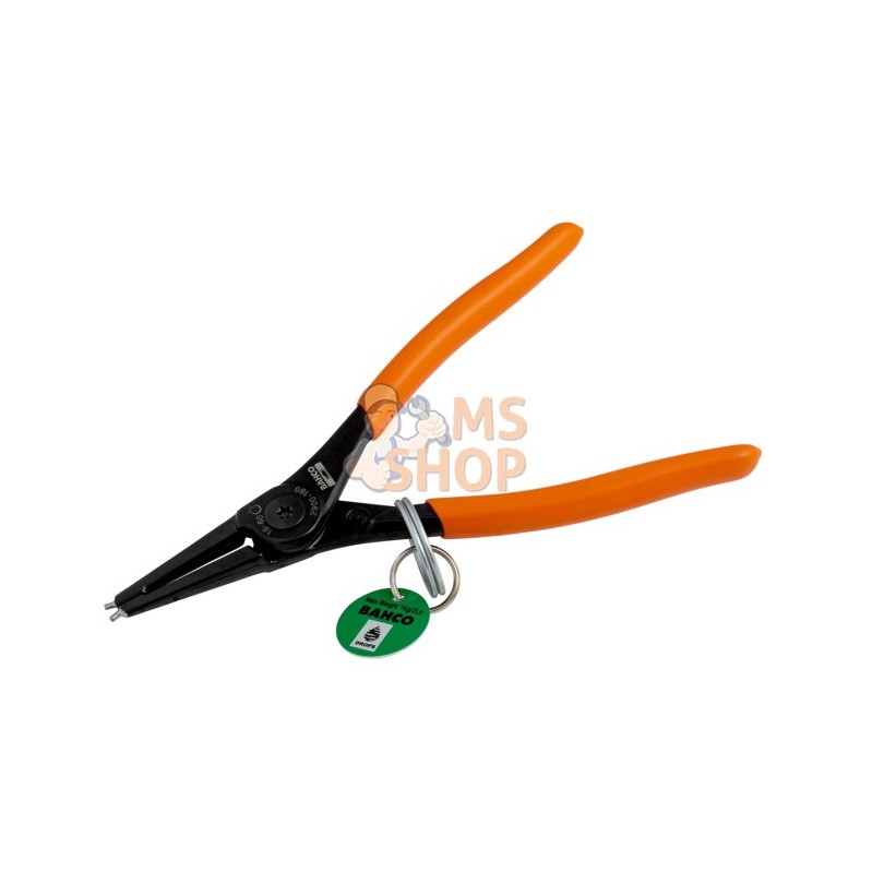 TAH2900-180;BAHCO;Pince à circlips extérieurs à becs droits et finition phosphatée avec anneau en acier inoxydable;pièce détaché TAH2900-180;BAHCO;Pince à circlips extérieurs à becs droits et finition phosphatée avec anneau en acier inoxydable;pièce détaché