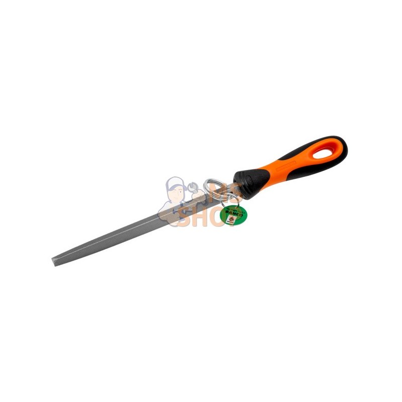 TAH1-170-08-1-2;BAHCO;Lime triangulaire bâtarde/mi-douce/douce, manche ERGO™ avec anneau de sécurité en acier inoxydable;pièce d