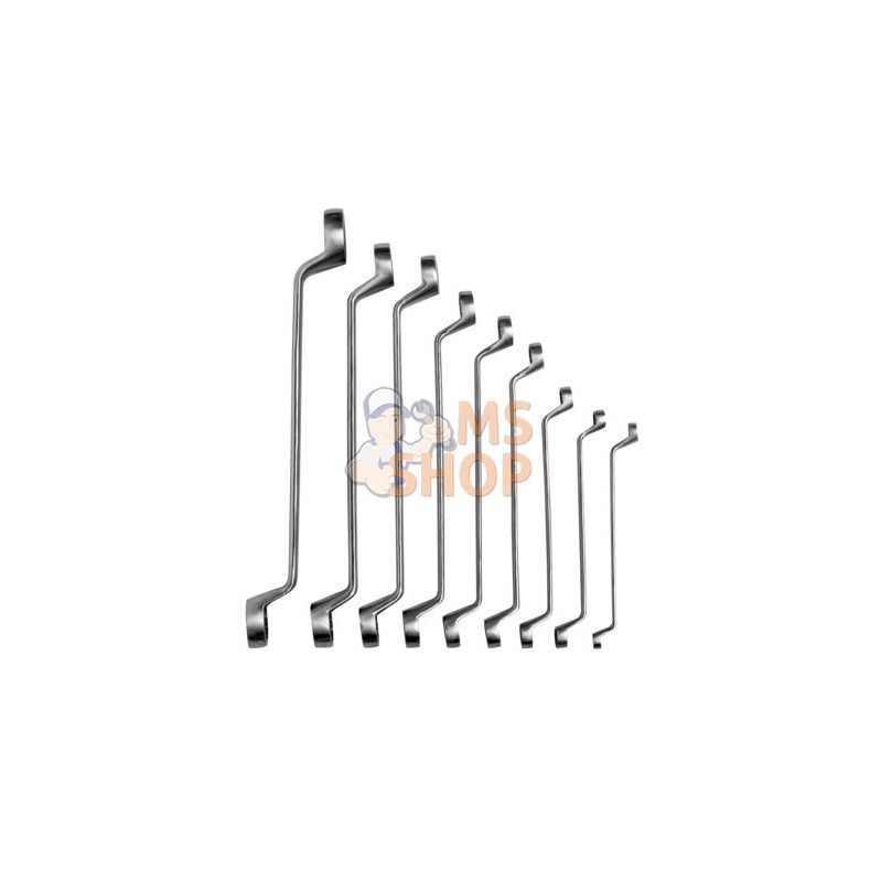 SS011-9-3;BAHCO;Jeu de clés polygonales doubles contre-coudées en acier inoxydable, métrique;pièce détachée SS011-9-3;BAHCO;Jeu de clés polygonales doubles contre-coudées en acier inoxydable, métrique;pièce détachée