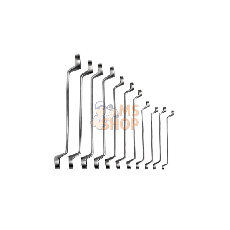 SS011-11-3;BAHCO;Jeu de clés polygonales doubles contre-coudées en acier inoxydable, métrique;pièce détachée SS011-11-3;BAHCO;Jeu de clés polygonales doubles contre-coudées en acier inoxydable, métrique;pièce détachée