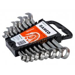 SS002-9-2;BAHCO;Jeu de clés mixtes en acier inoxydable, métrique;pièce détachée