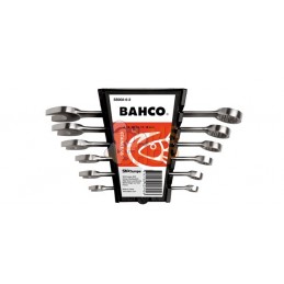 SS002-6-2;BAHCO;Jeu de clés mixtes en acier inoxydable, métrique;pièce détachée