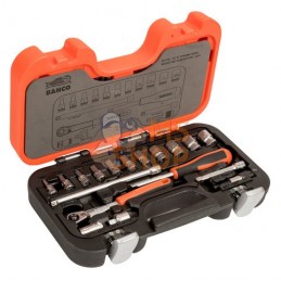 SL65;BAHCO;Jeu de douilles et embouts 1/4", 65 pcs;pièce détachée