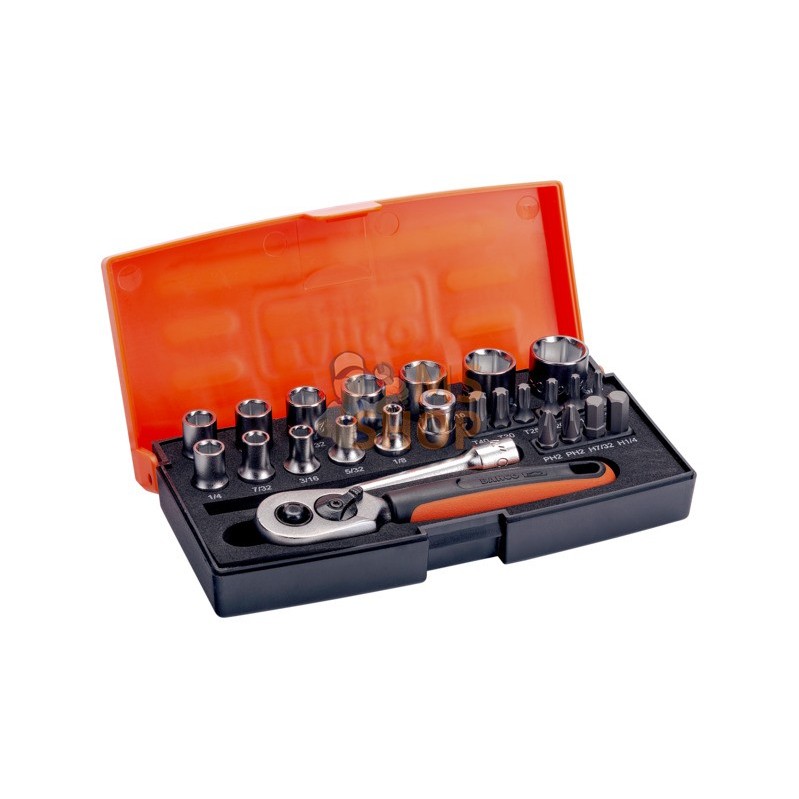 SL25AF;BAHCO;Coffret de douilles 1/4";pièce détachée