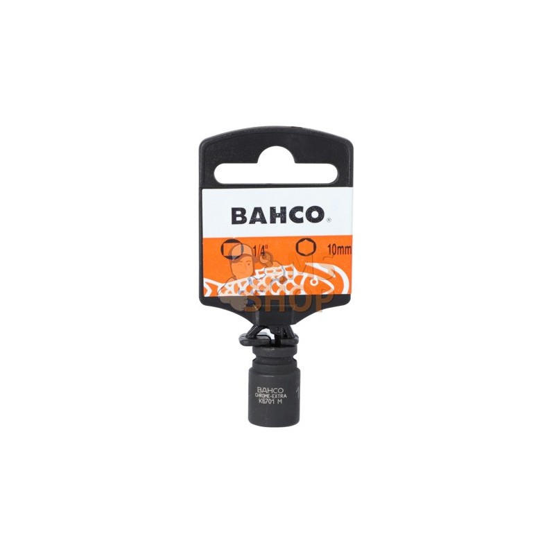 SBK6701M-14;BAHCO;Douilles à choc 1/4" 6 pans dimensions métriques, brochables;pièce détachée