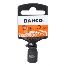 SBK6701M-12;BAHCO;Douilles à choc 1/4" 6 pans dimensions métriques, brochables;pièce détachée