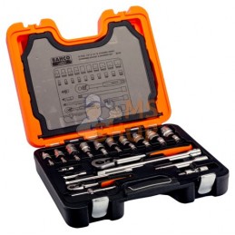 S410;BAHCO;Coffret de douilles 1/4" et 1/2";pièce détachée