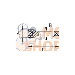 NS234-16-250;BAHCO;Extension antidéflagrant - AL-BR;pièce détachée