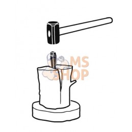 LS-MASSE-4FG;BAHCO;Masse couple, manche fibre de verre;pièce détachée