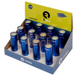 L-ALUM-12DISP;IRIMO;Présentoir de 12 lampes torches aluminium;pièce détachée