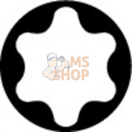 K7401TORX-E-S7;BAHCO;Jeu de douilles à choc 3/8", E TORX®, 7pcs;pièce détachée
