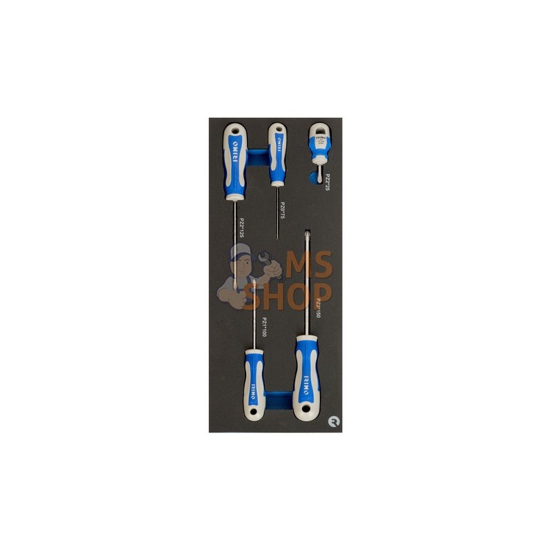 IFF1E009;IRIMO;Module mousse 1/3 : Tournevis Pozidriv;pièce détachée IFF1E009;IRIMO;Module mousse 1/3 : Tournevis Pozidriv;pièce détachée