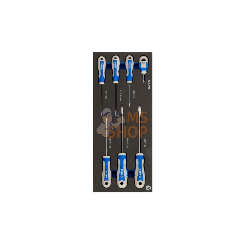 IFF1E007;IRIMO;Module mousse 1/3 : Tournevis pour vis à fente;pièce détachée IFF1E007;IRIMO;Module mousse 1/3 : Tournevis pour vis à fente;pièce détachée