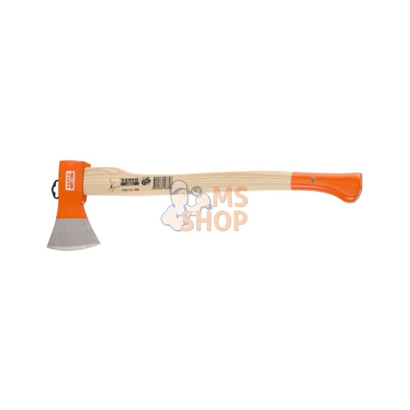 FGS-1.25-700-WB;BAHCO;Hache d'abattage avec manche courbé en frêne, 600 mm-700 mm;pièce détachée FGS-1.25-700-WB;BAHCO;Hache d'abattage avec manche courbé en frêne, 600 mm-700 mm;pièce détachée