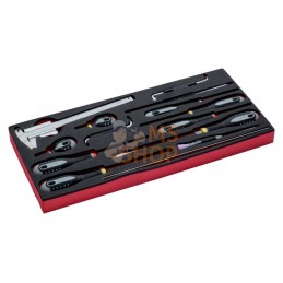 FF3A06;BAHCO;Jeu d’outils en pouces, module mousse pour nos caisses à outils métalliques 1483K & 1483KHD - 16 pcs;pièce détachée