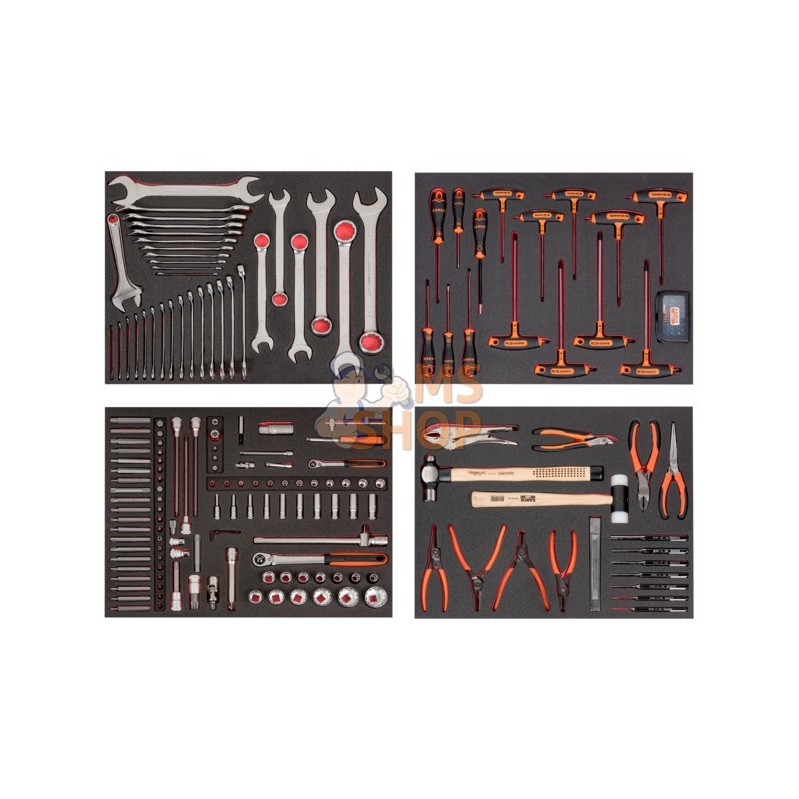 FF1ASET-AUTO6;BAHCO;Composition outils 4 tiroirs;pièce détachée FF1ASET-AUTO6;BAHCO;Composition outils 4 tiroirs;pièce détachée