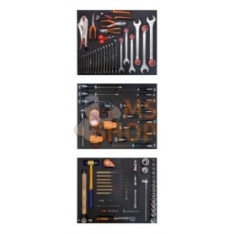 FF1ASET-AUTO3;BAHCO;Composition AUTO 3 modules, 140 pcs;pièce détachée
