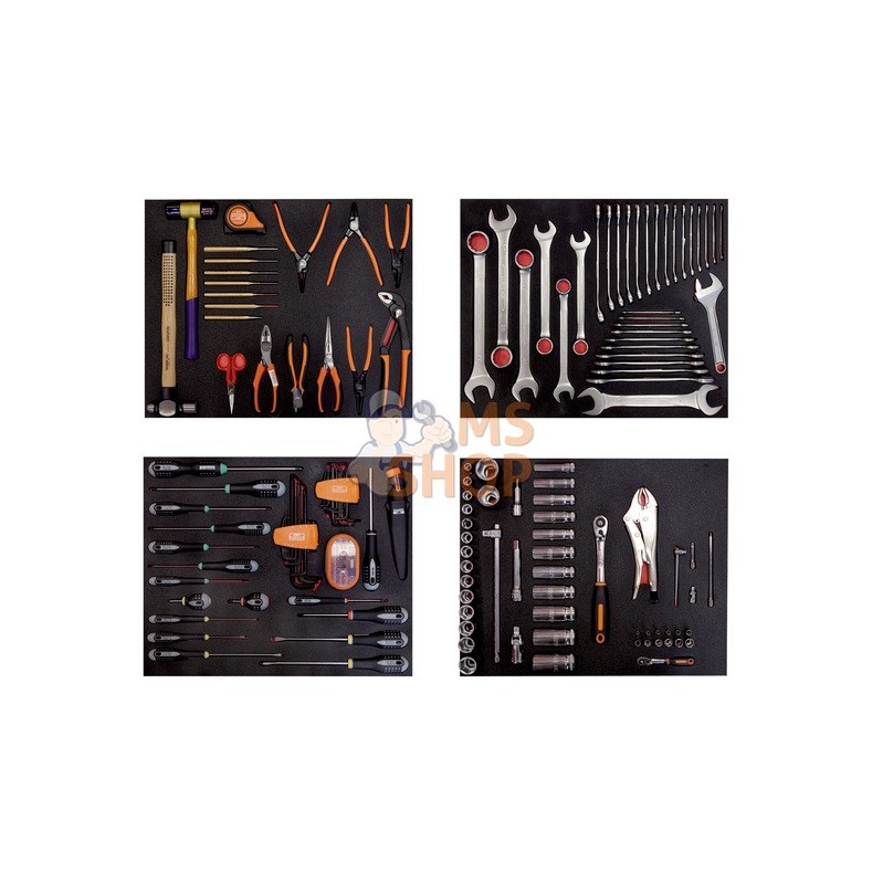 FF1ASET-AUTO2;BAHCO;Composition AUTO 4 modules, 168 pcs;pièce détachée FF1ASET-AUTO2;BAHCO;Composition AUTO 4 modules, 168 pcs;pièce détachée
