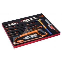 FF1A147;BAHCO;Tournevis et outils de coupe, 16 pcs;pièce détachée