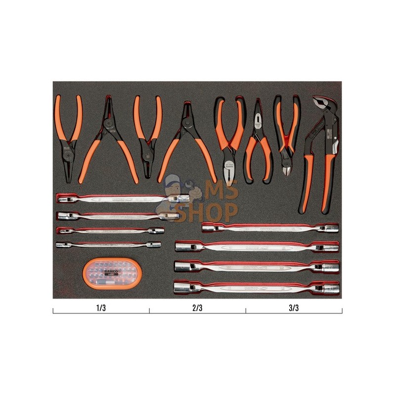 FF1A141;BAHCO;Pinces et clés à tête flexible, 47 pcs;pièce détachée FF1A141;BAHCO;Pinces et clés à tête flexible, 47 pcs;pièce détachée